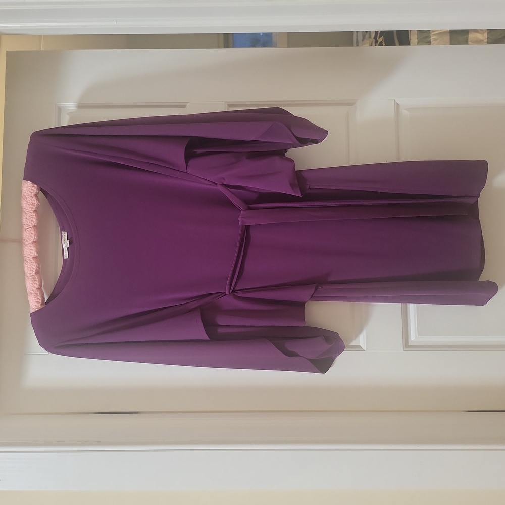 Sandra Darren stylish purple dress, ladies, size 10